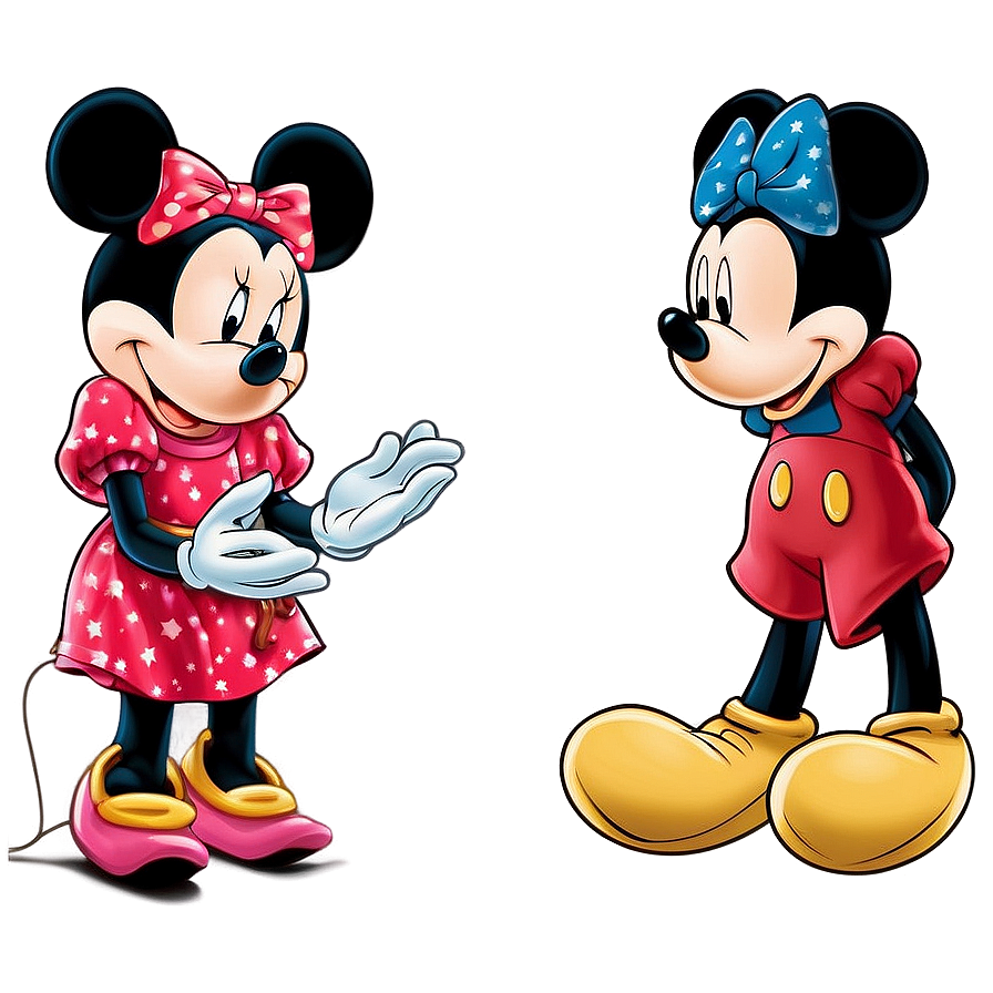 Mickey And Minnie Star Gazing Png 06122024