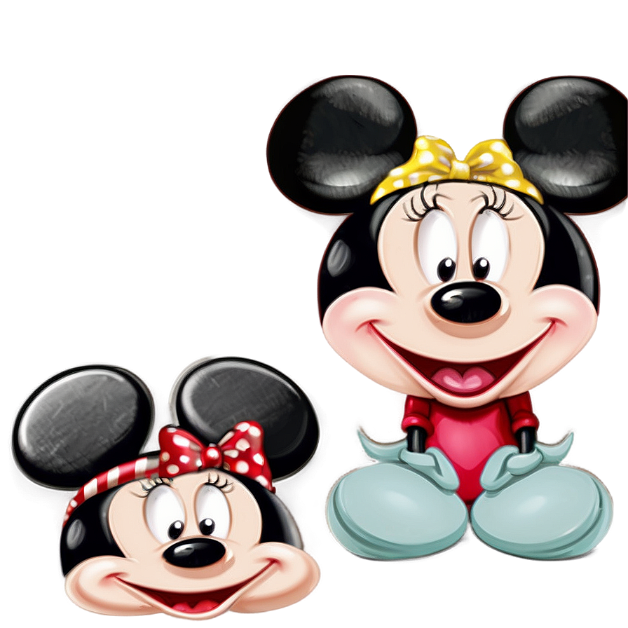 Mickey And Minnie Summer Png 06122024