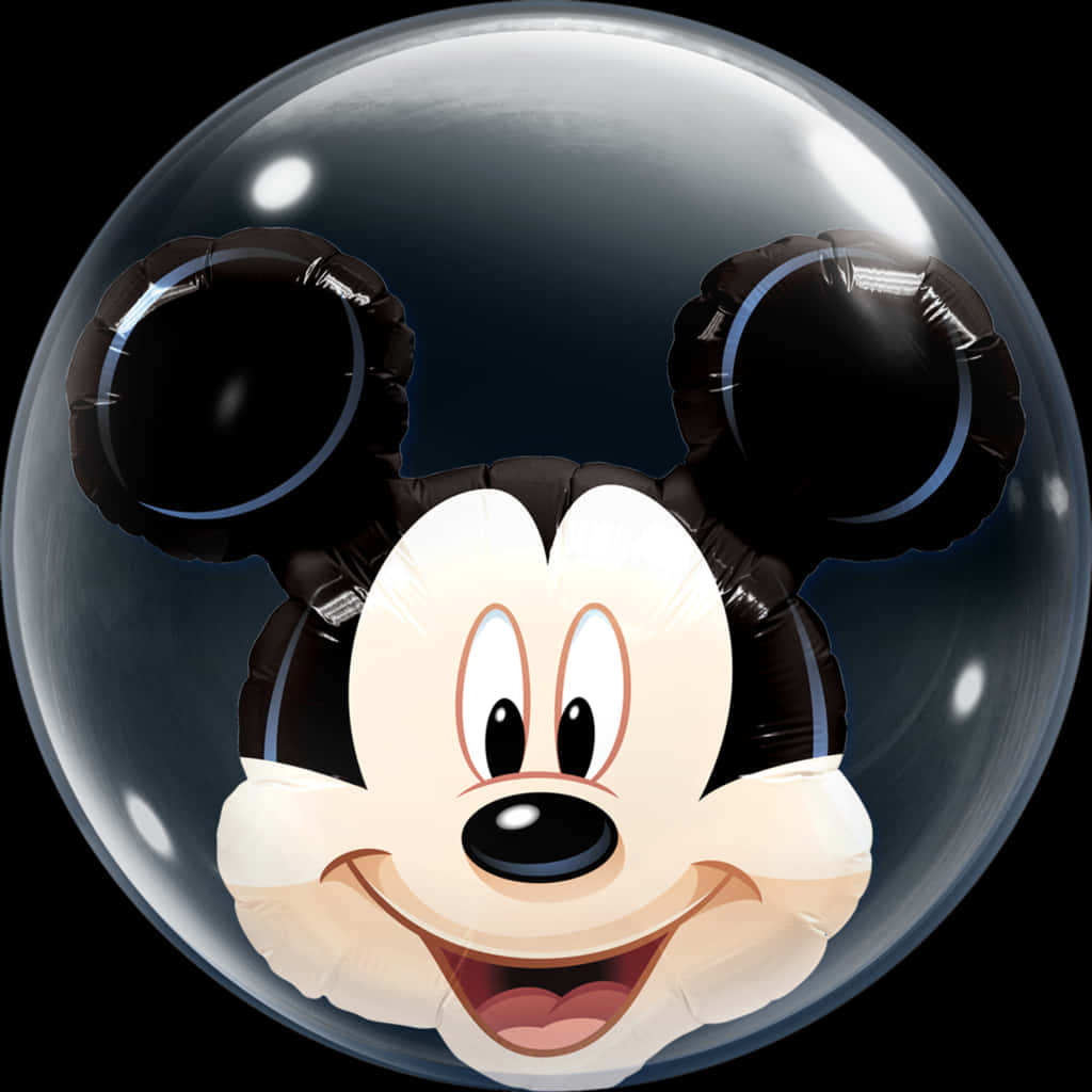 Mickey_ Mouse_ Balloon_ Reflection