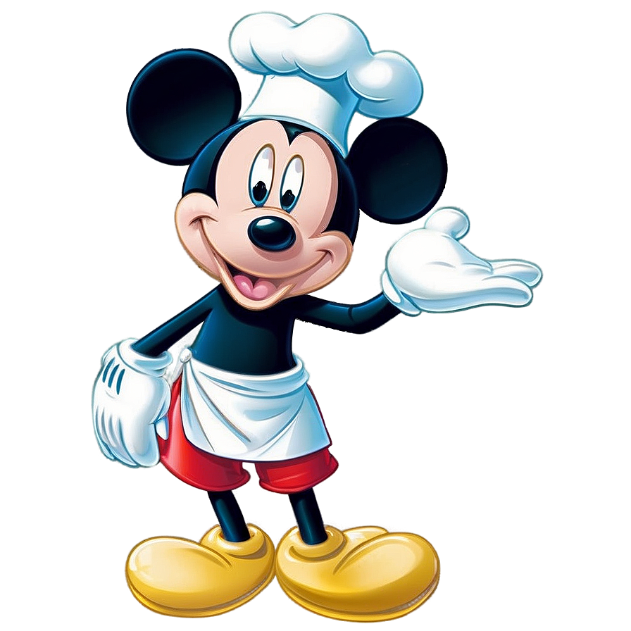 Mickey Mouse Cooking Chef PNG snj PNG with transparent background