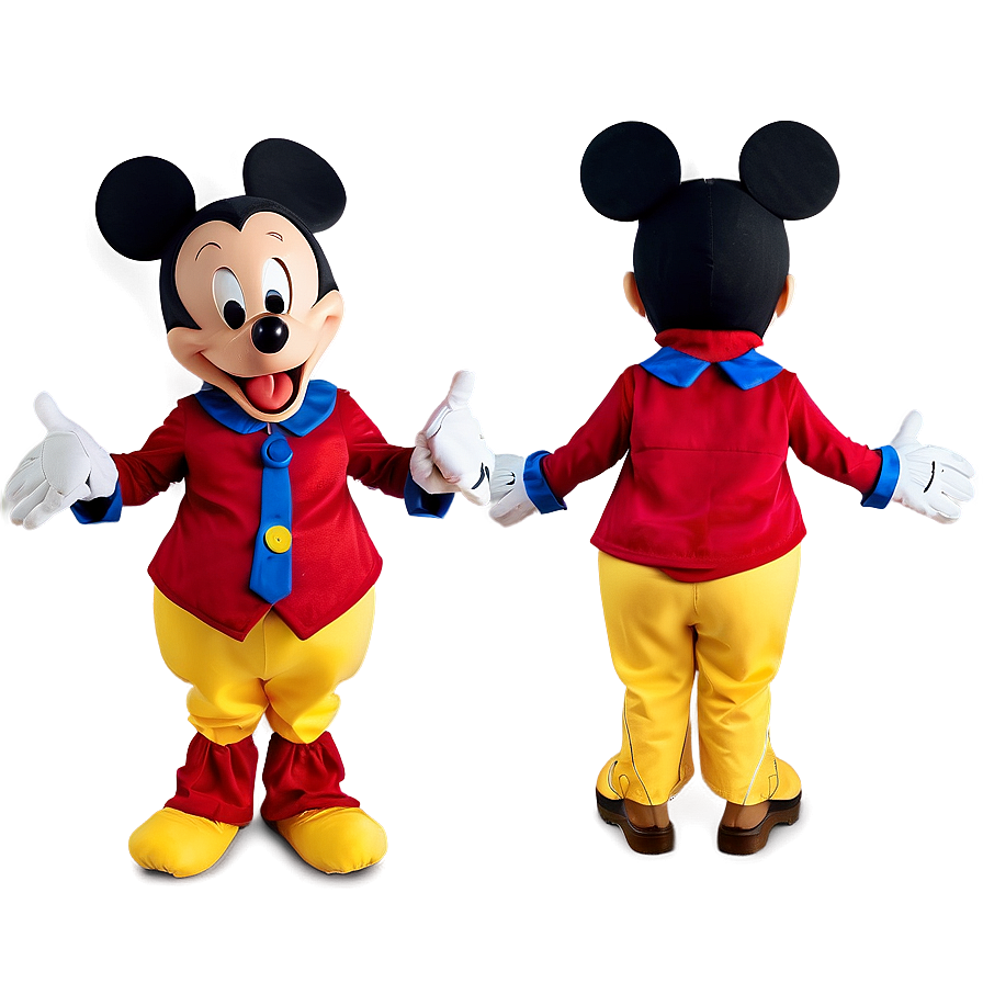 Mickey Mouse Costume Look Png Qnf