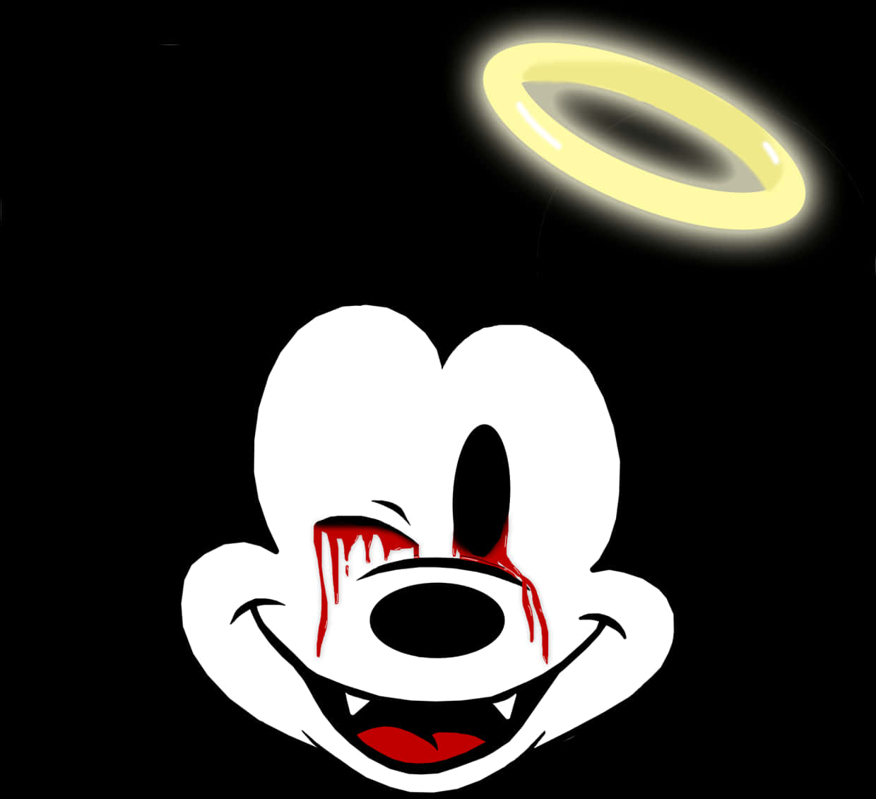 Mickey Mouse Dark Angelic Halo