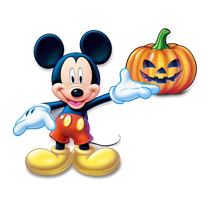 Mickey Mouse Halloween Greetings Png 27