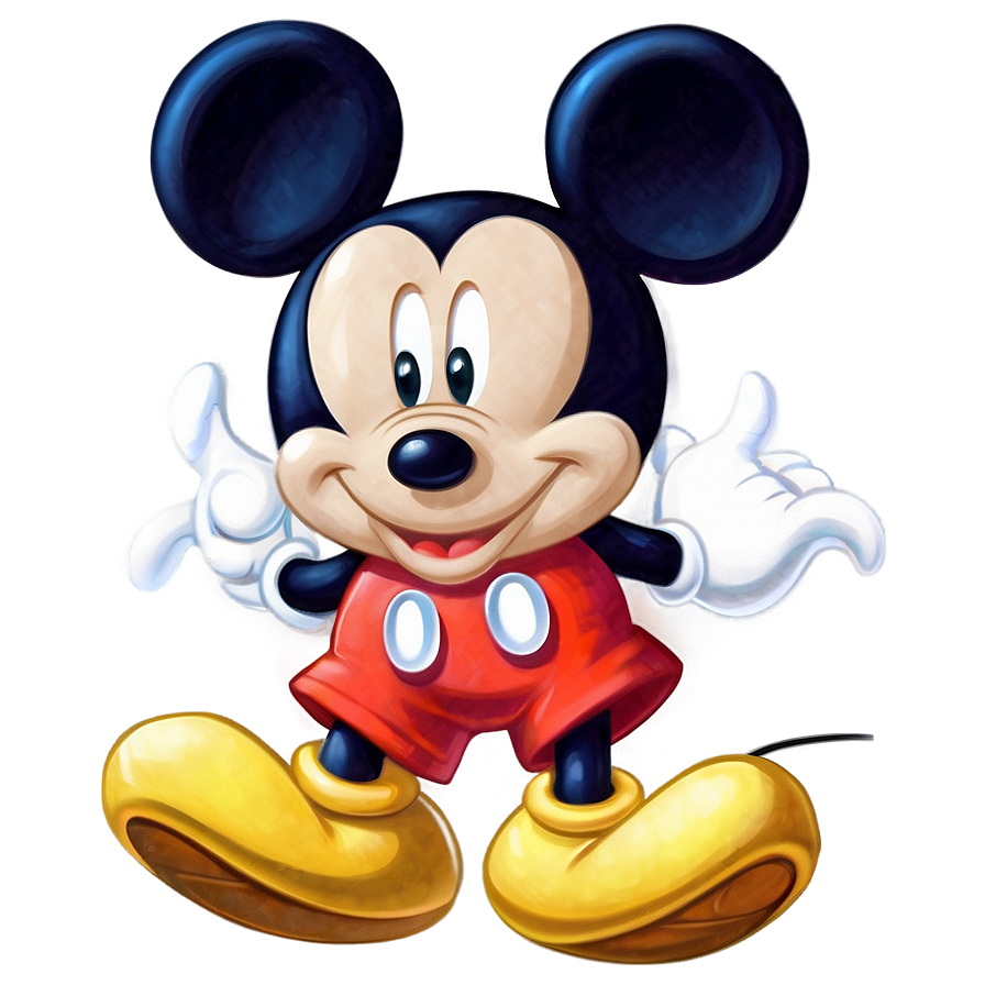 Mickey Mouse Pose Image Png Ahp68