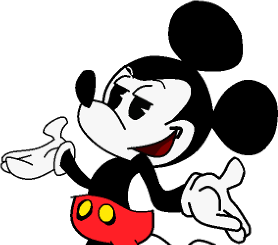 Thumb Image - Mickey Mouse Shrugging, HD Png Download PNG with transparent background