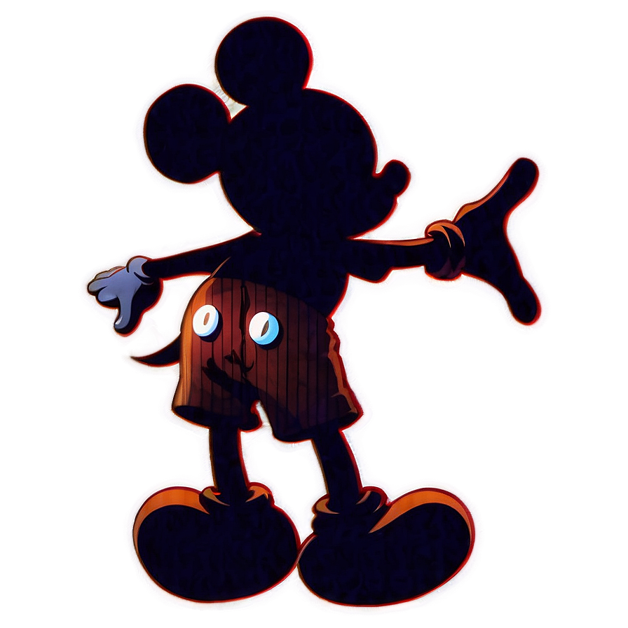 Mickey Mouse Silhouette Art Png 91