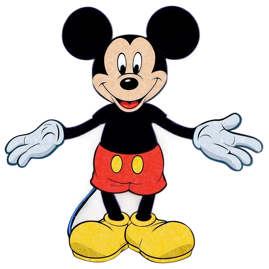 Mickey Mouse Silhouette Scene Png Yvf