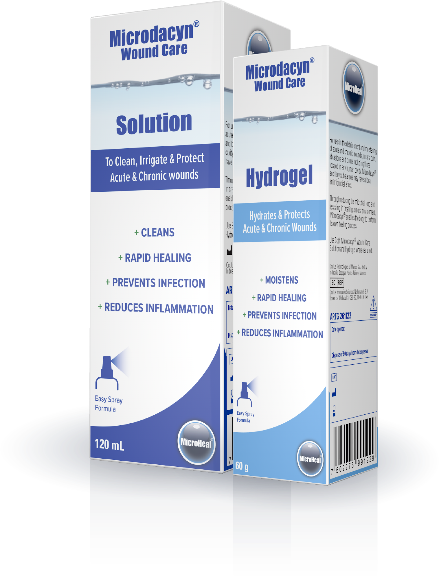 Microdacyn Product Range Wound Care - Microdacyn Wound Care Solution, HD Png Download PNG with transparent background