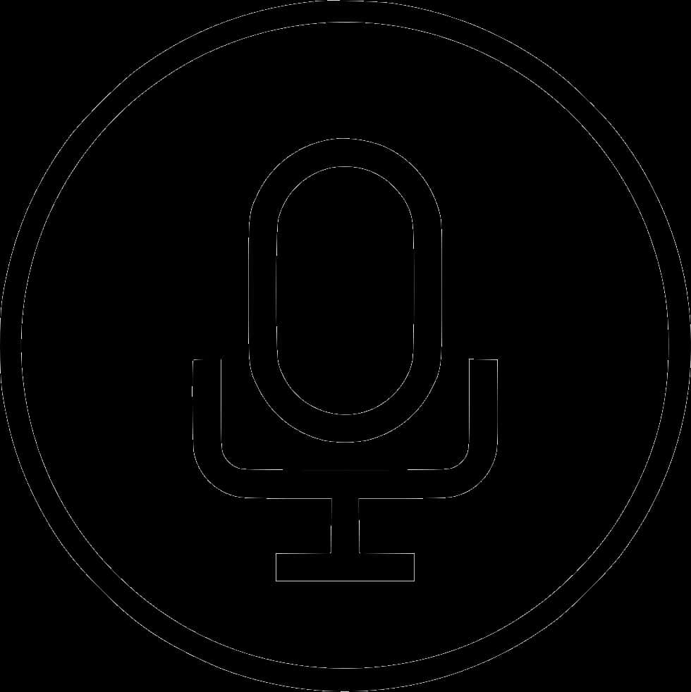 Microphone Icon Outline