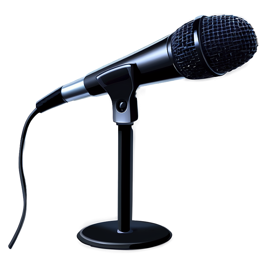 Microphone Silhouette Png Keg75