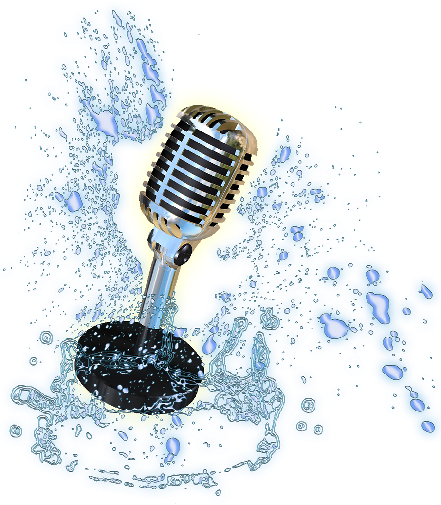Microphone Water Splashes Audio Free Picture - Wet Microphone, HD Png Download PNG with transparent background