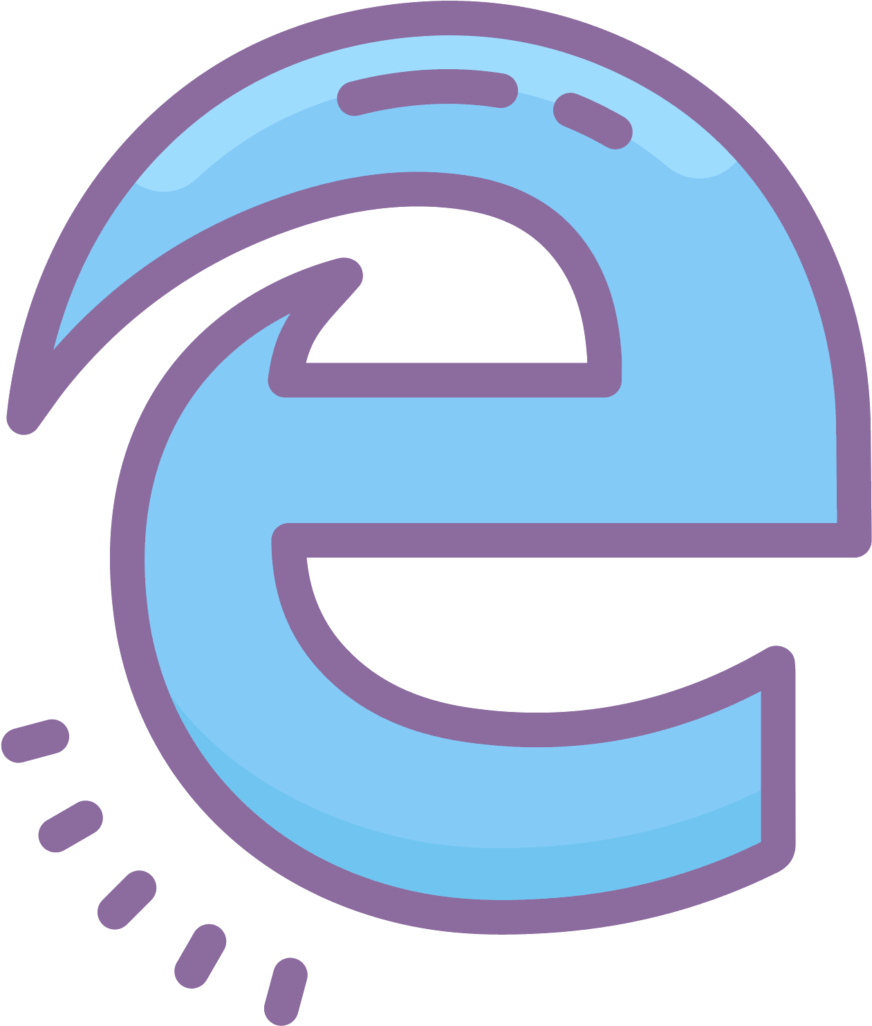 Microsoft Edge Icon - Web Browser Microsoft Edge Icon Png, Transparent Png PNG with transparent background