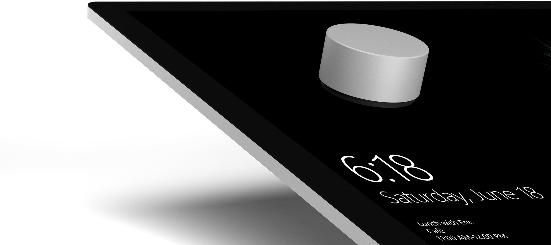 Microsoft Surface Dial Promo Shot - Surface Pro Microsoft, HD Png Download PNG with transparent background