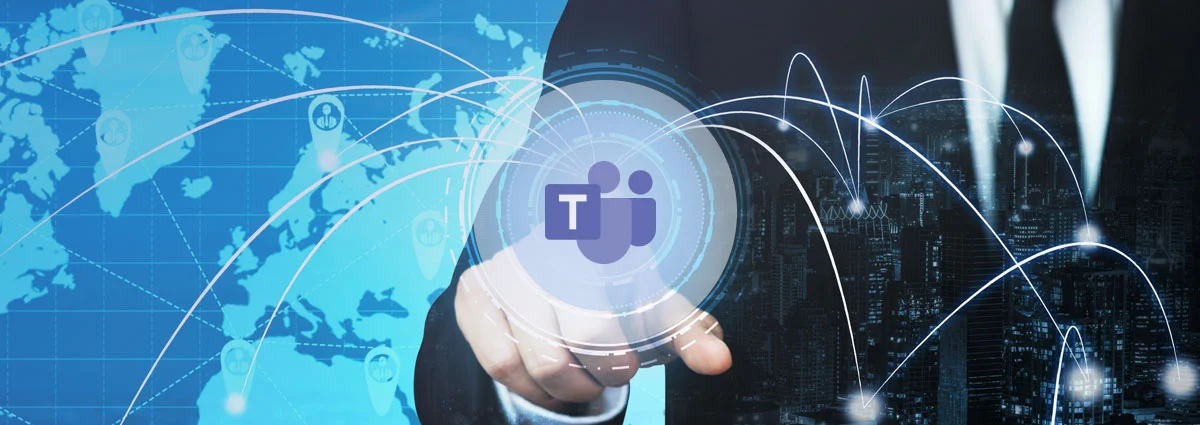 Microsoft Teams Global Connectivity PNG with transparent background