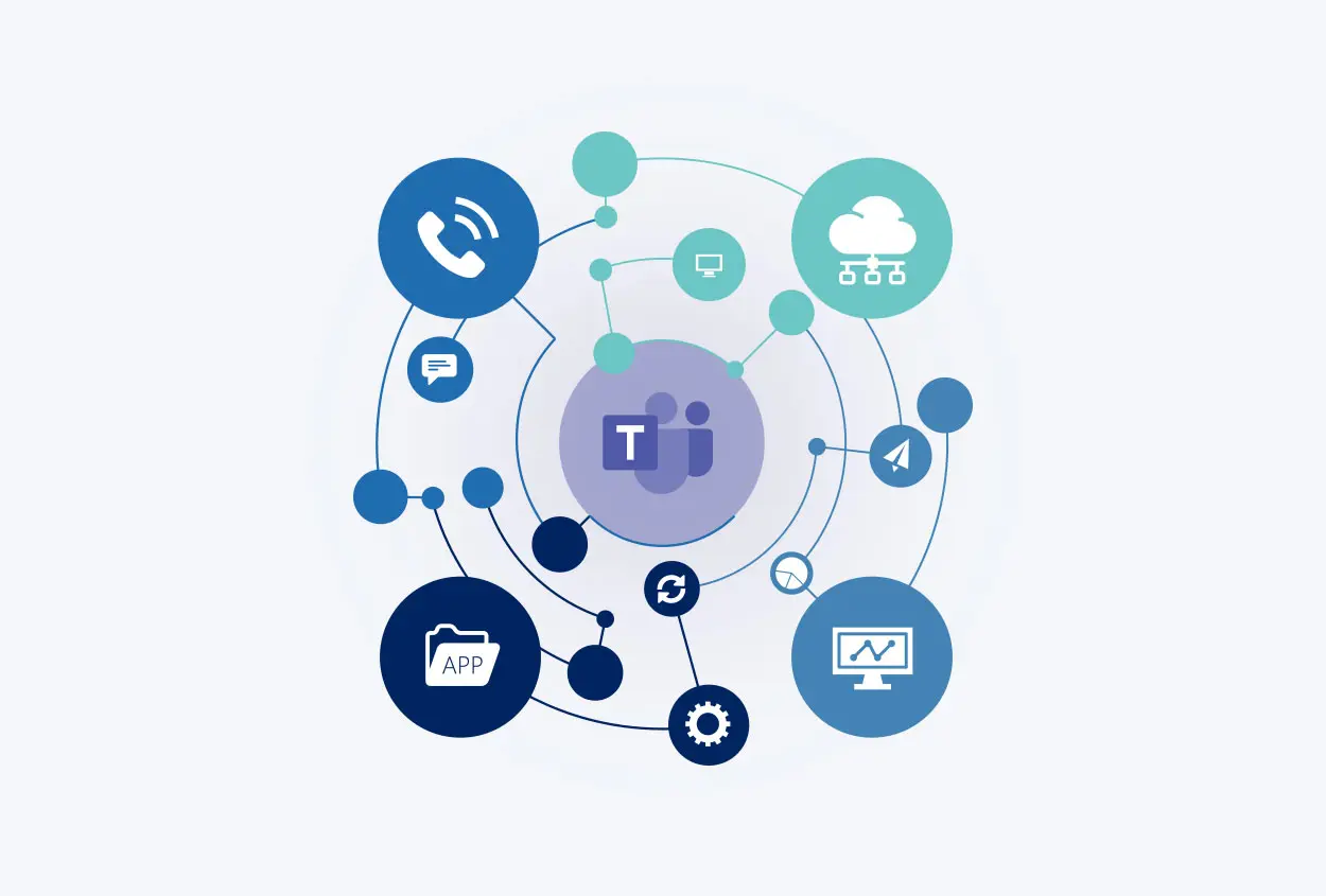 Microsoft Teams Integration Network PNG with transparent background