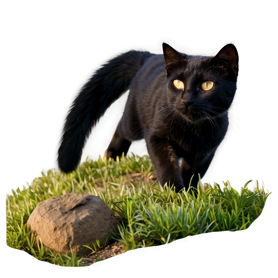 Midnight Black Cat Png Rcb