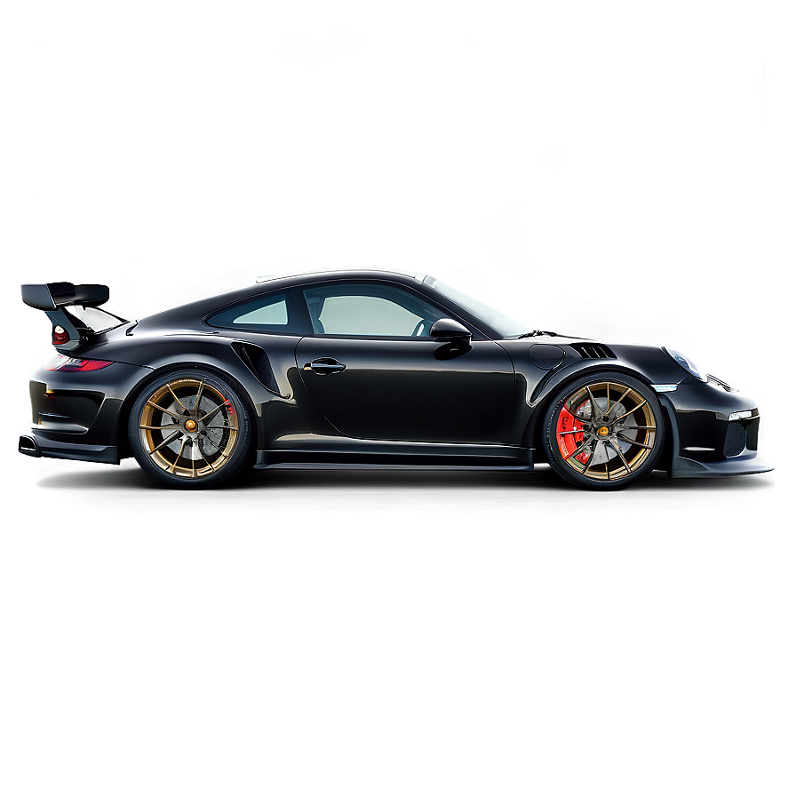 Midnight Black Porsche 911 Gt3 Rs Png 06292024