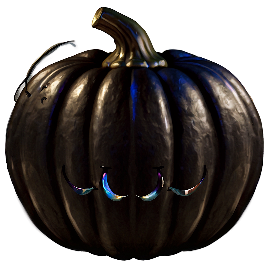 Midnight Black Pumpkin Png 73