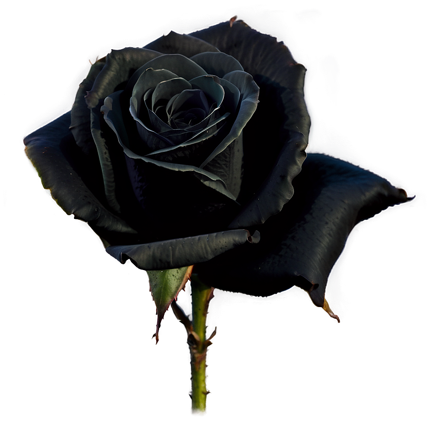 Midnight Black Roses PNG 48 PNG image with a transparent background, free high-resolution download