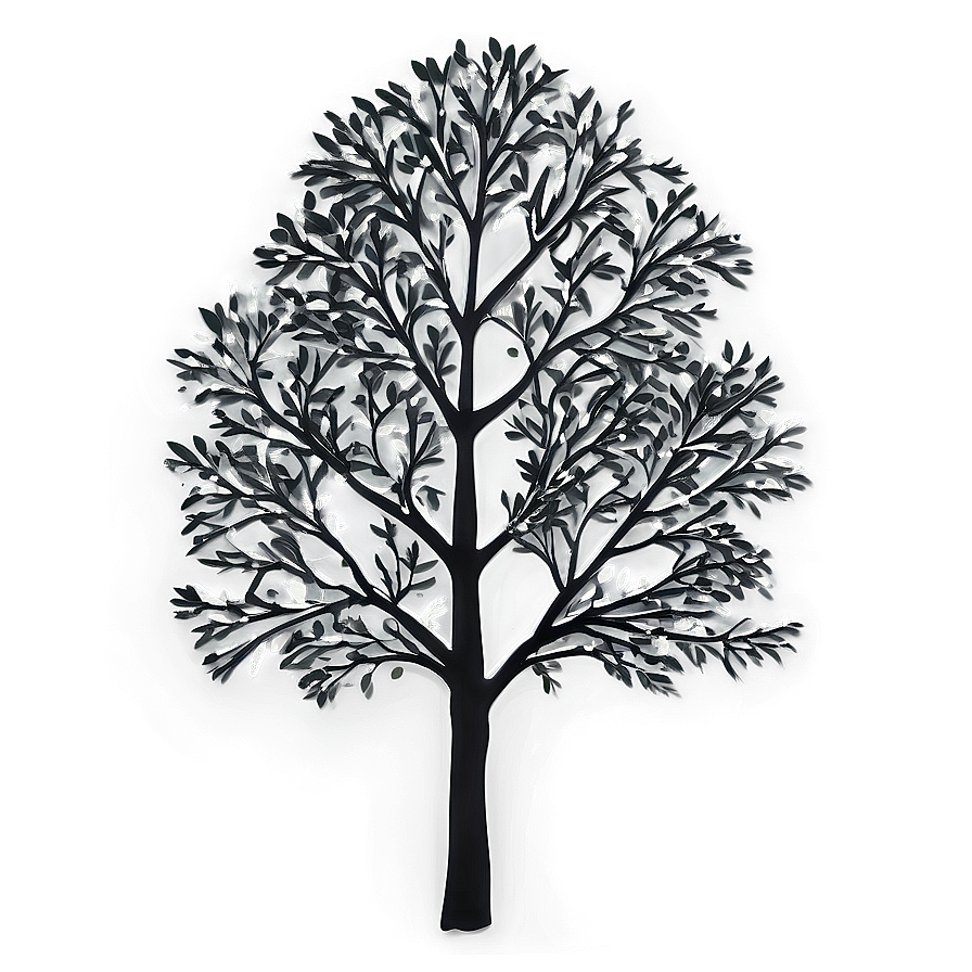 Midnight Black Trees Png Hnh