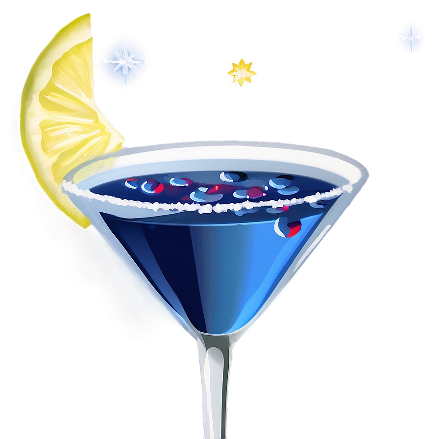 Midnight Blue Martini Png 89