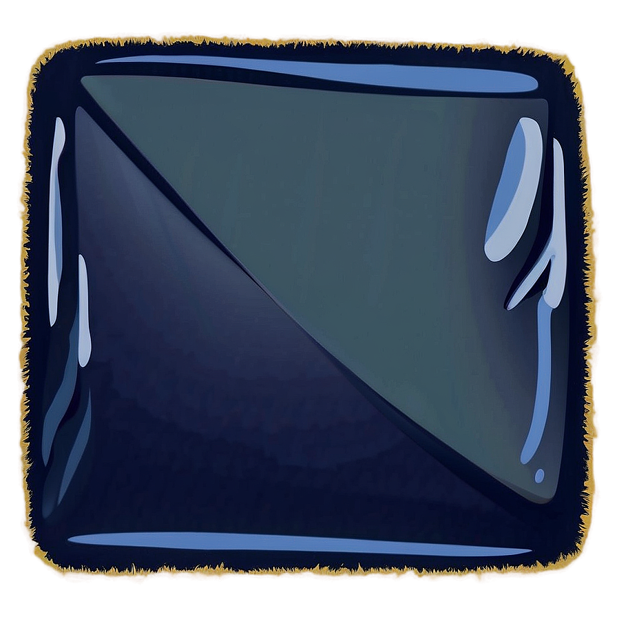 Midnight Blue Square Graphic Png Pwt70