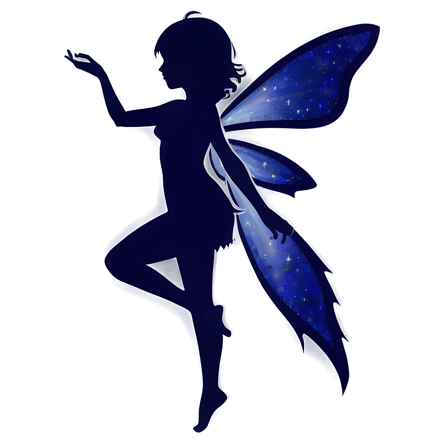 Midnight Fairy Silhouette Png Sri