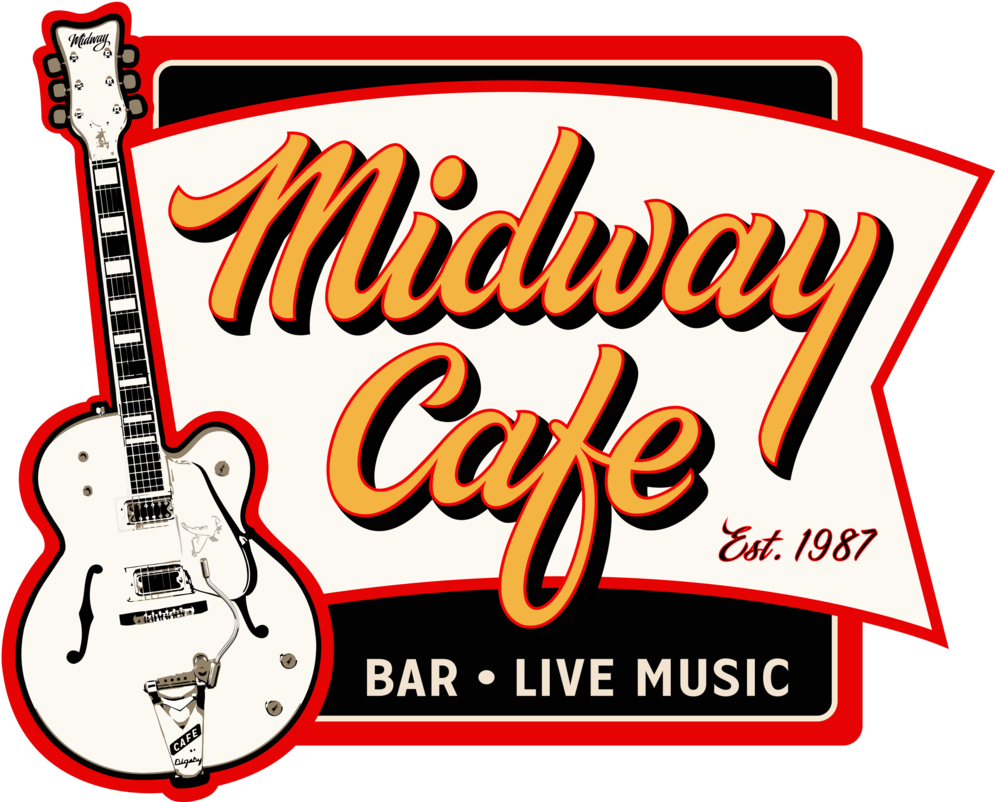 Midway Cafe Live Music Sign