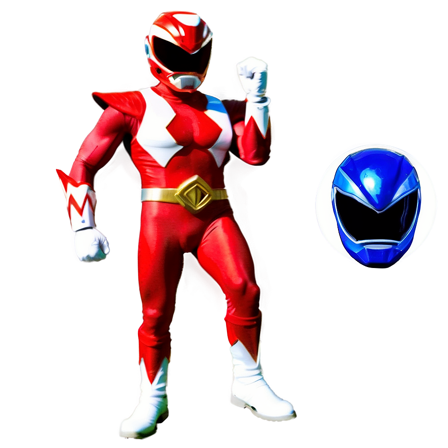 Mighty Morphin Red Ranger Png Bak