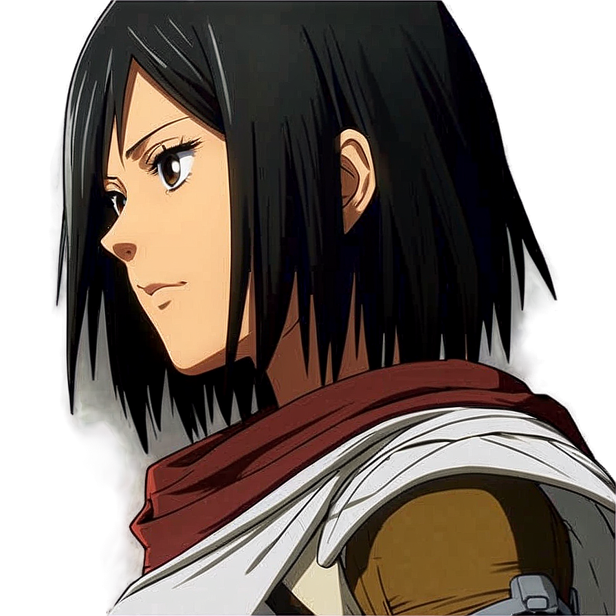 Mikasa Ackerman Serious Look PNG 77 PNG with transparent background