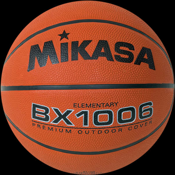 Mikasa Elementary Basketball B X1006 PNG with transparent background