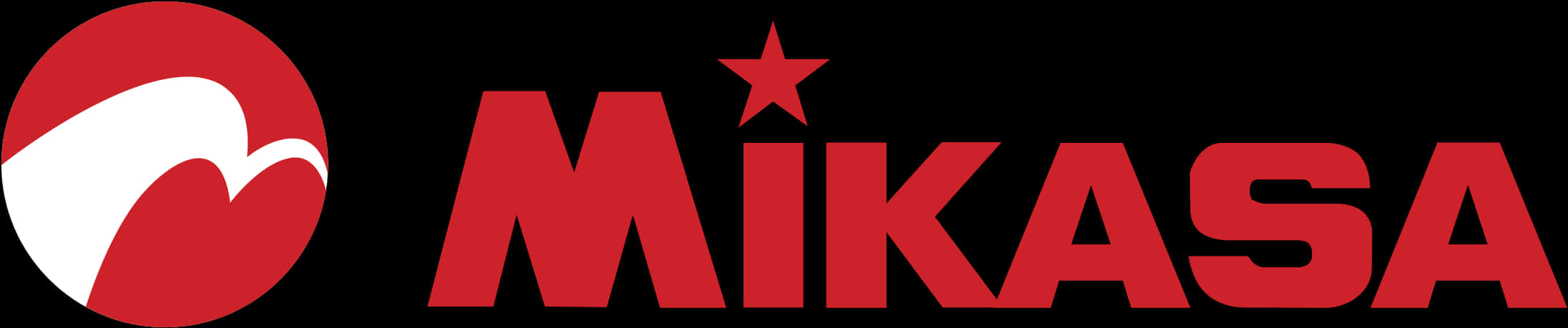 Mikasa Sports Brand Logo PNG with transparent background