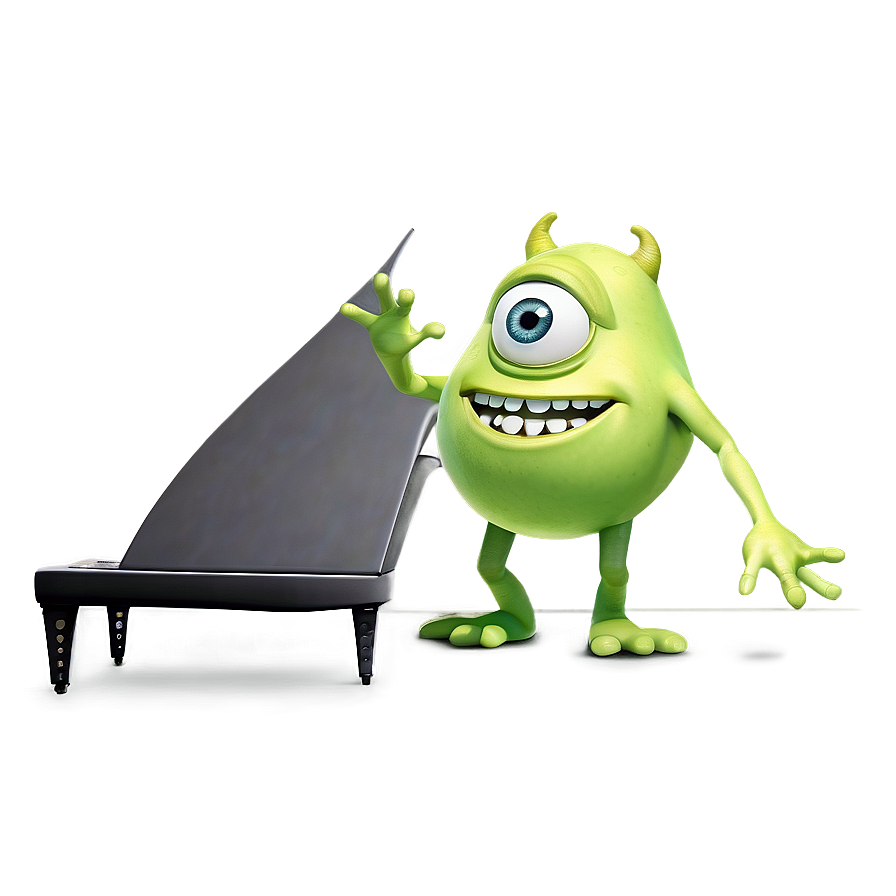 Mike Wazowski on Stage PNG eyq PNG with transparent background