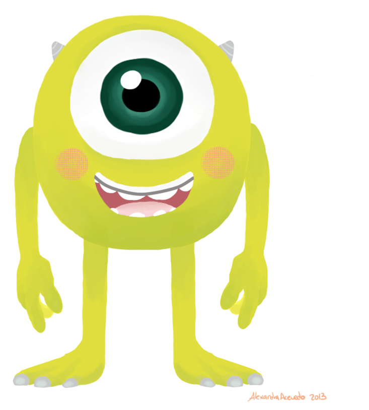 Transparent Mike Wazowski Png - Cute Mike Wazowski Mu, Png Download PNG with transparent background