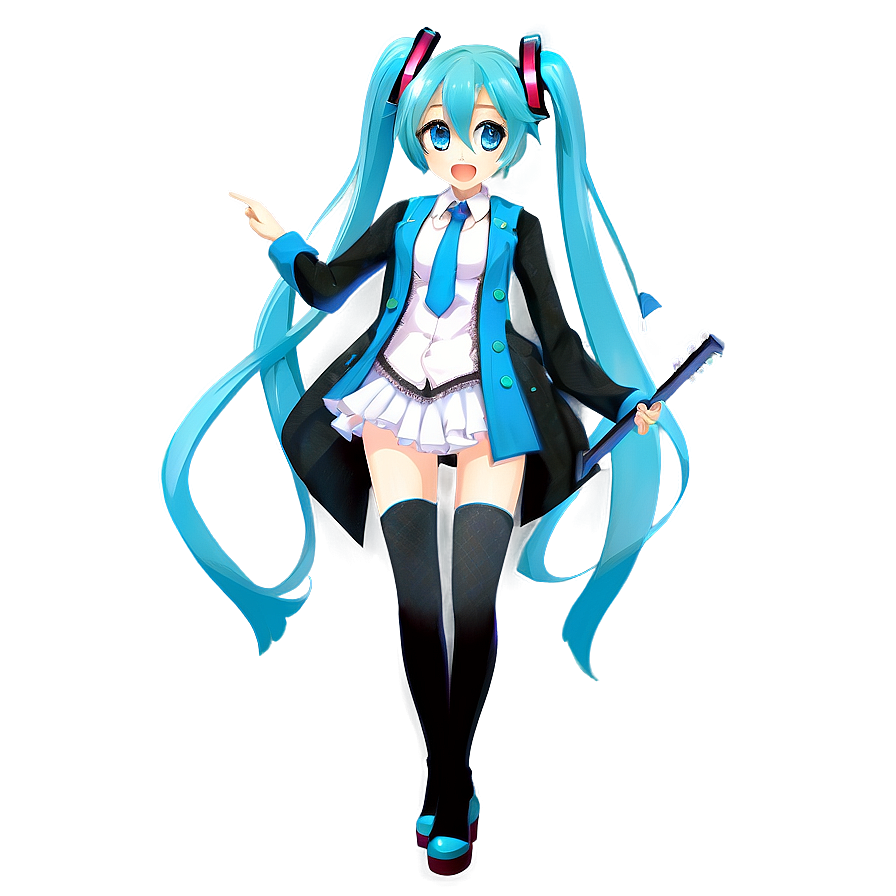 Miku Hatsune Concert Performance PNG 89 PNG with transparent background