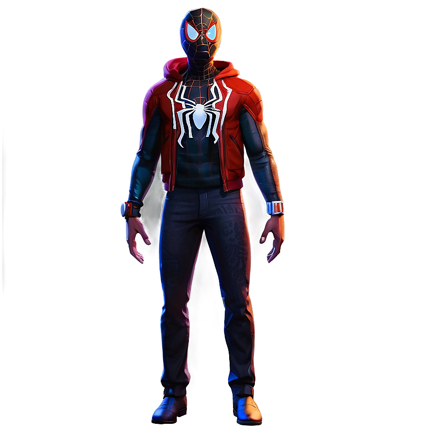 Miles Morales Character Art PNG viu22 PNG with transparent background