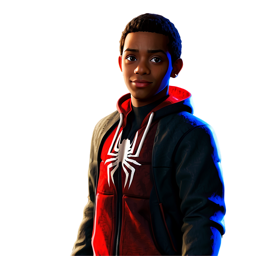 Miles Morales Comic Style PNG 05032024 PNG with transparent background