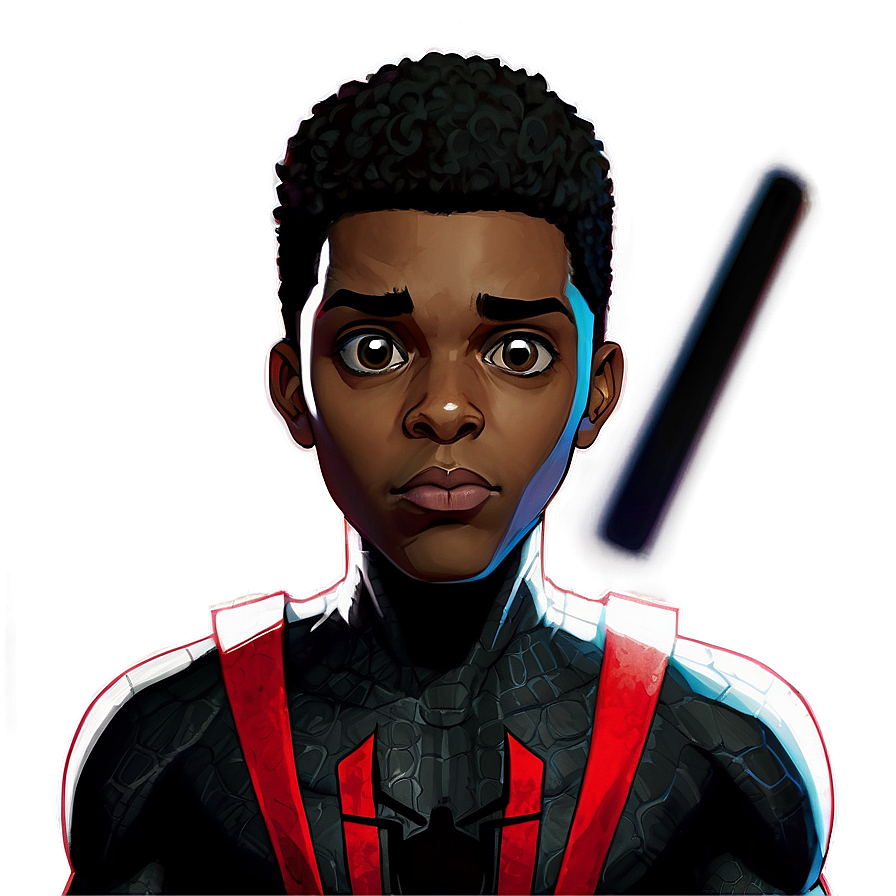 Miles Morales Comic Style PNG qpy1 PNG with transparent background