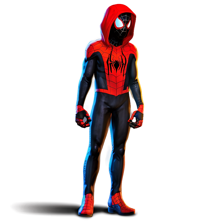 Miles Morales Full Body PNG 05032024 PNG with transparent background