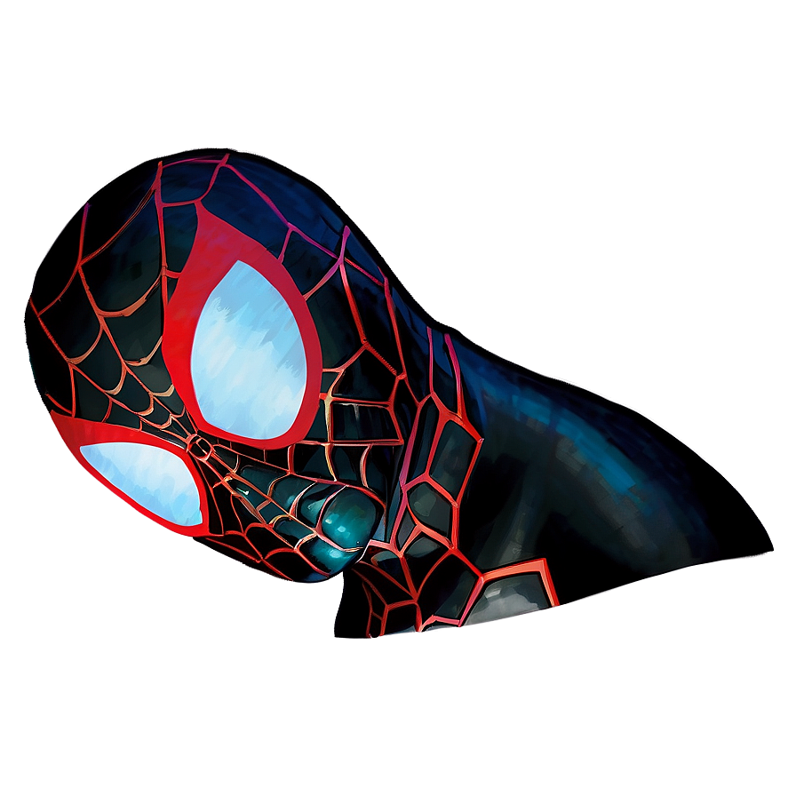 Miles Morales Mask Off PNG 05032024 PNG with transparent background