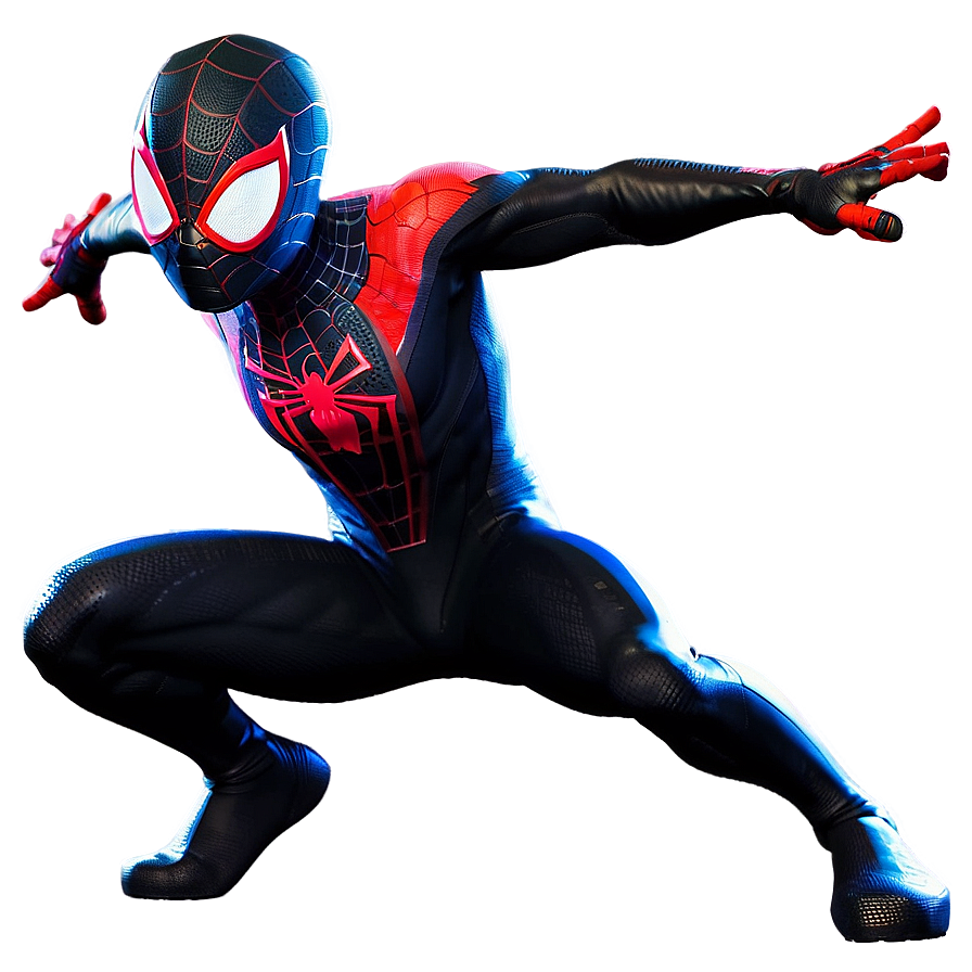 Miles Morales Signature Pose PNG 05032024 PNG with transparent background