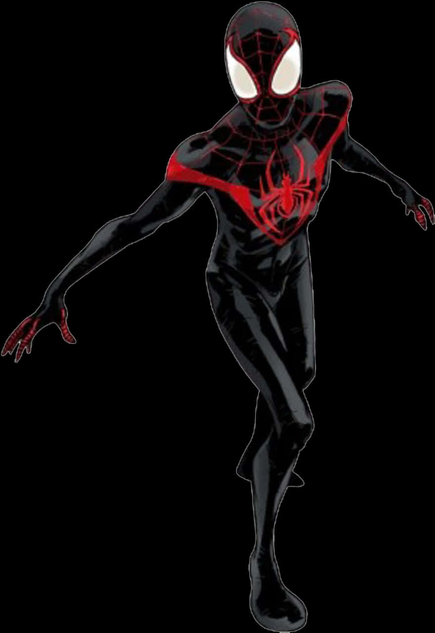 Miles Morales Spider Man Pose