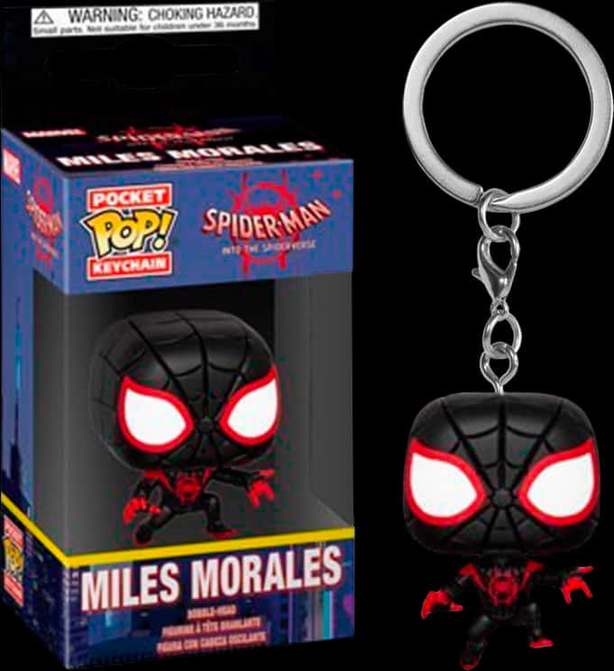 Miles Morales Spiderman Keychain