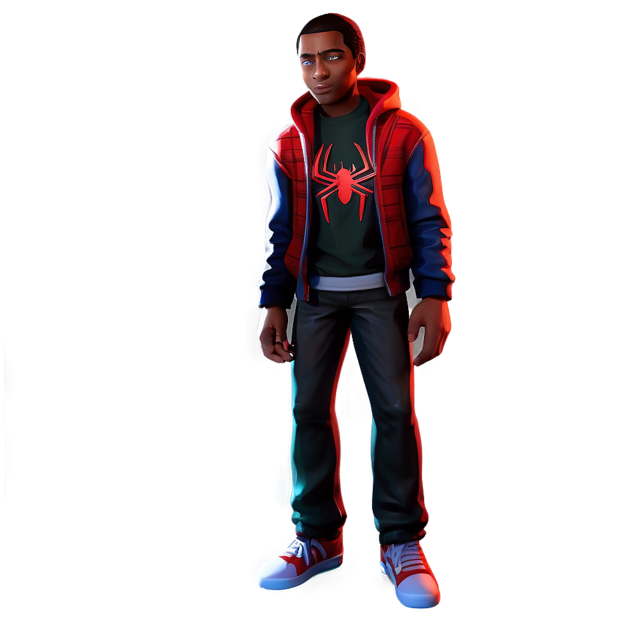 Miles Morales Urban Style PNG 05032024 PNG with transparent background