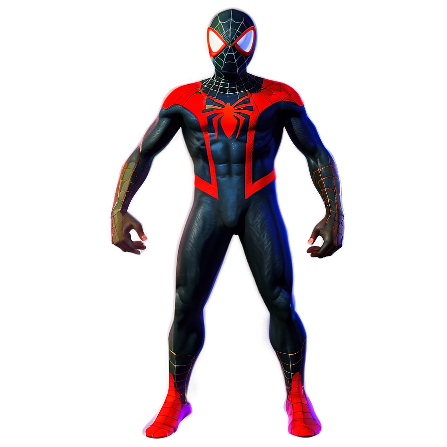 Miles Morales vs Villains PNG nyh PNG with transparent background