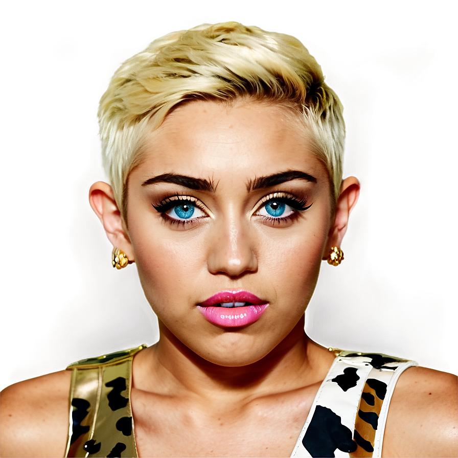 Miley Cyrus Makeup Look Png Bbl