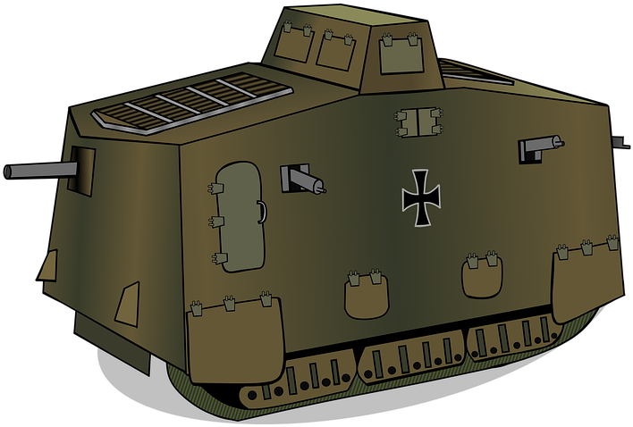 A7v, Panzer, War, Historically, Antique, 1 World War - Tank, HD Png Download PNG with transparent background