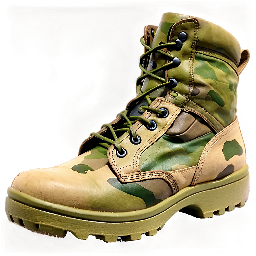 Military Combat Boot Png Qob25