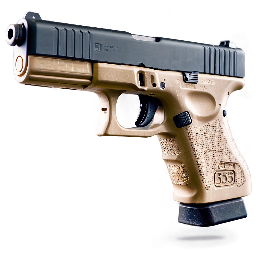 Military Grade Glock Firearm Png Puq