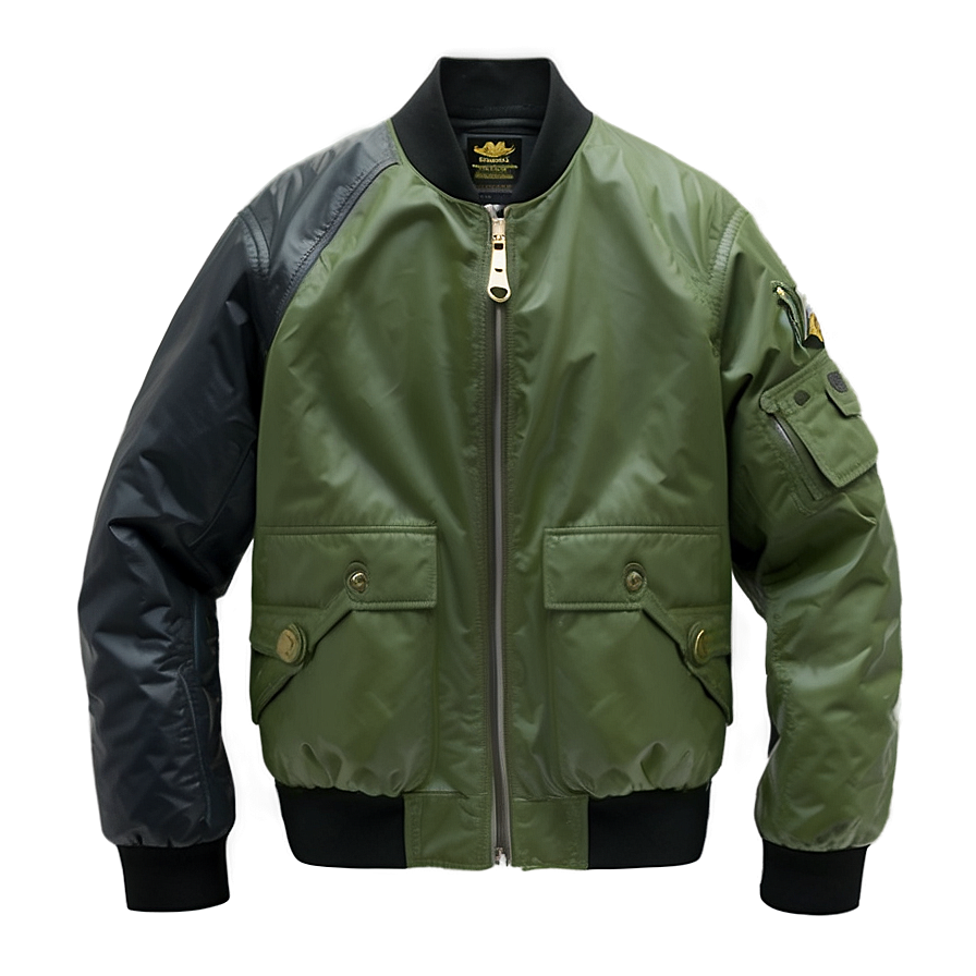 Military Inspired Bomber Jacket Png 06282024